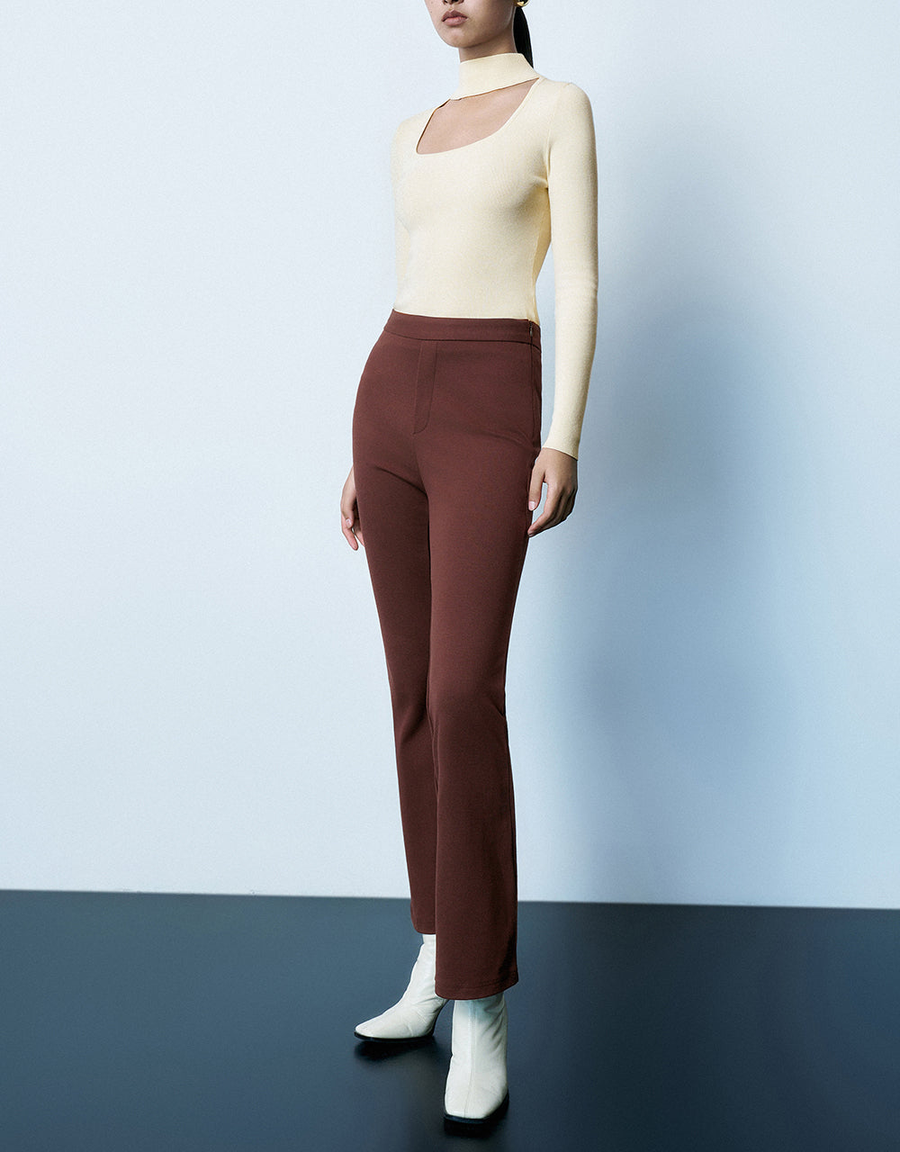 Knitted Flare Pants