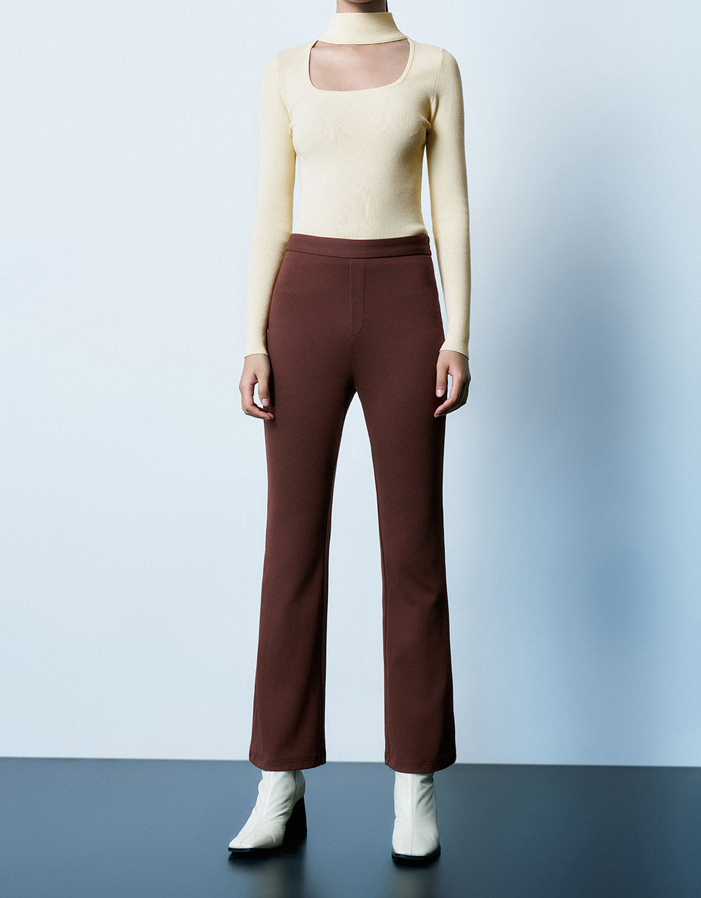 Knitted Flare Pants