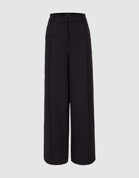 Mid-Waist Straight Pants