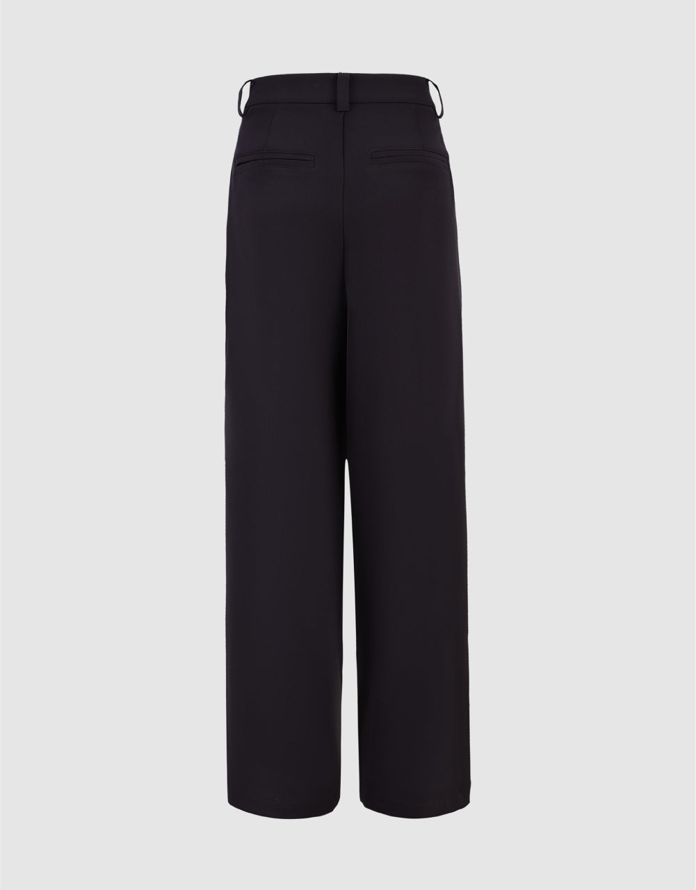 Mid-Waist Straight Pants