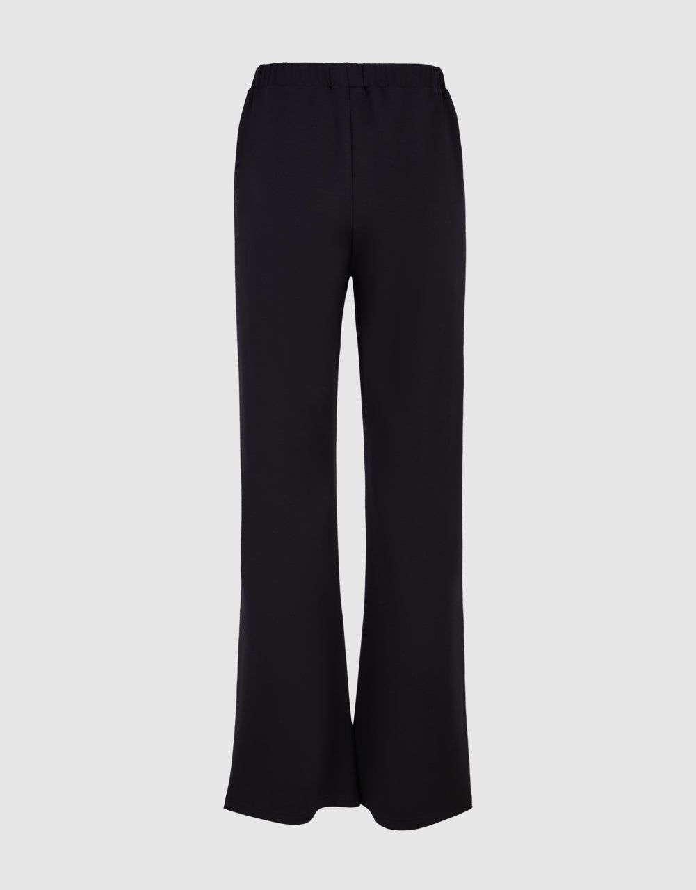 Elastic Waist Knitted Flare Pants