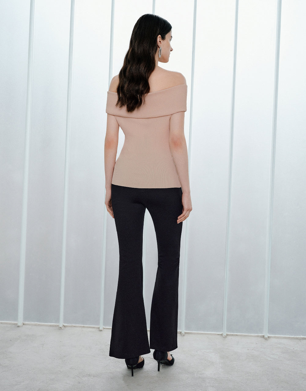 Knitted Flare Pants
