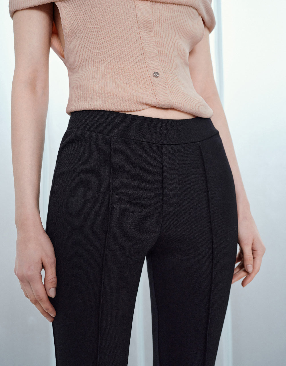 Knitted Flare Pants