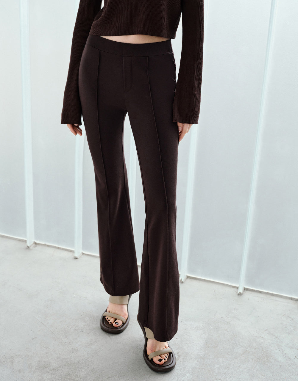 Knitted Flare Pants