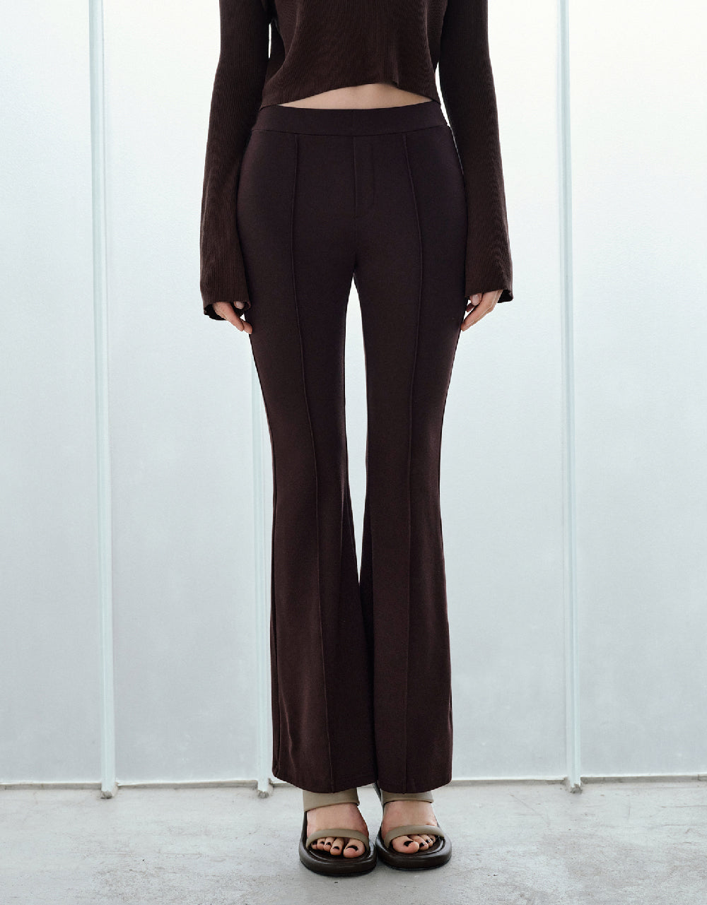 Knitted Flare Pants