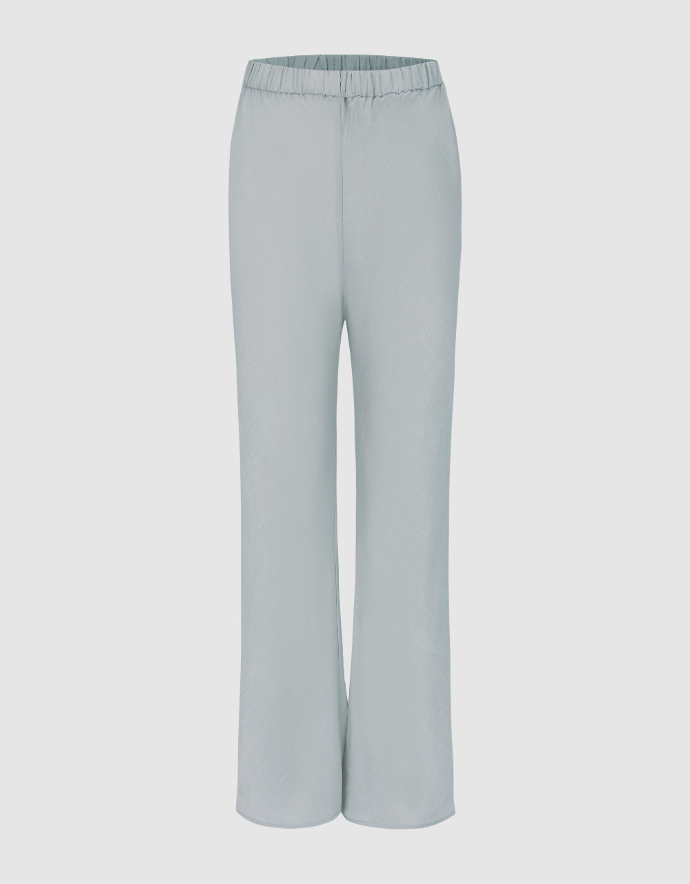 Elastic Waist Wide-Leg Pants