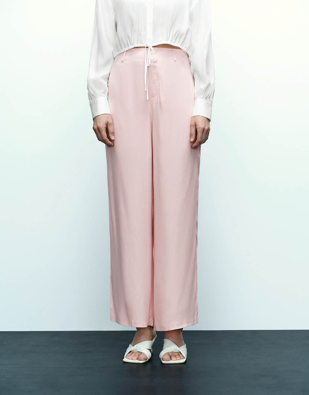 Loose Wide-Leg Pants