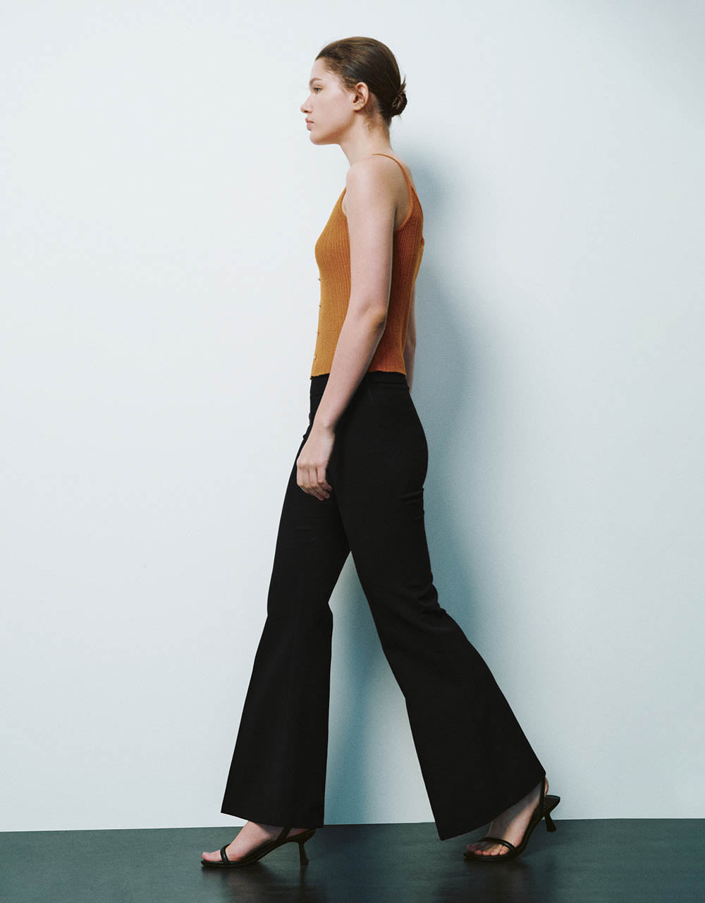 Knitted Flare Pants