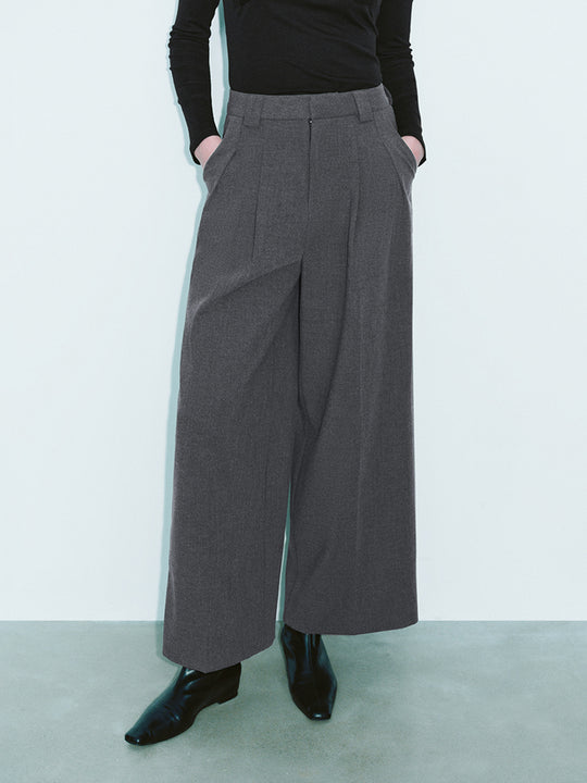 Regular Wide-Leg Pants