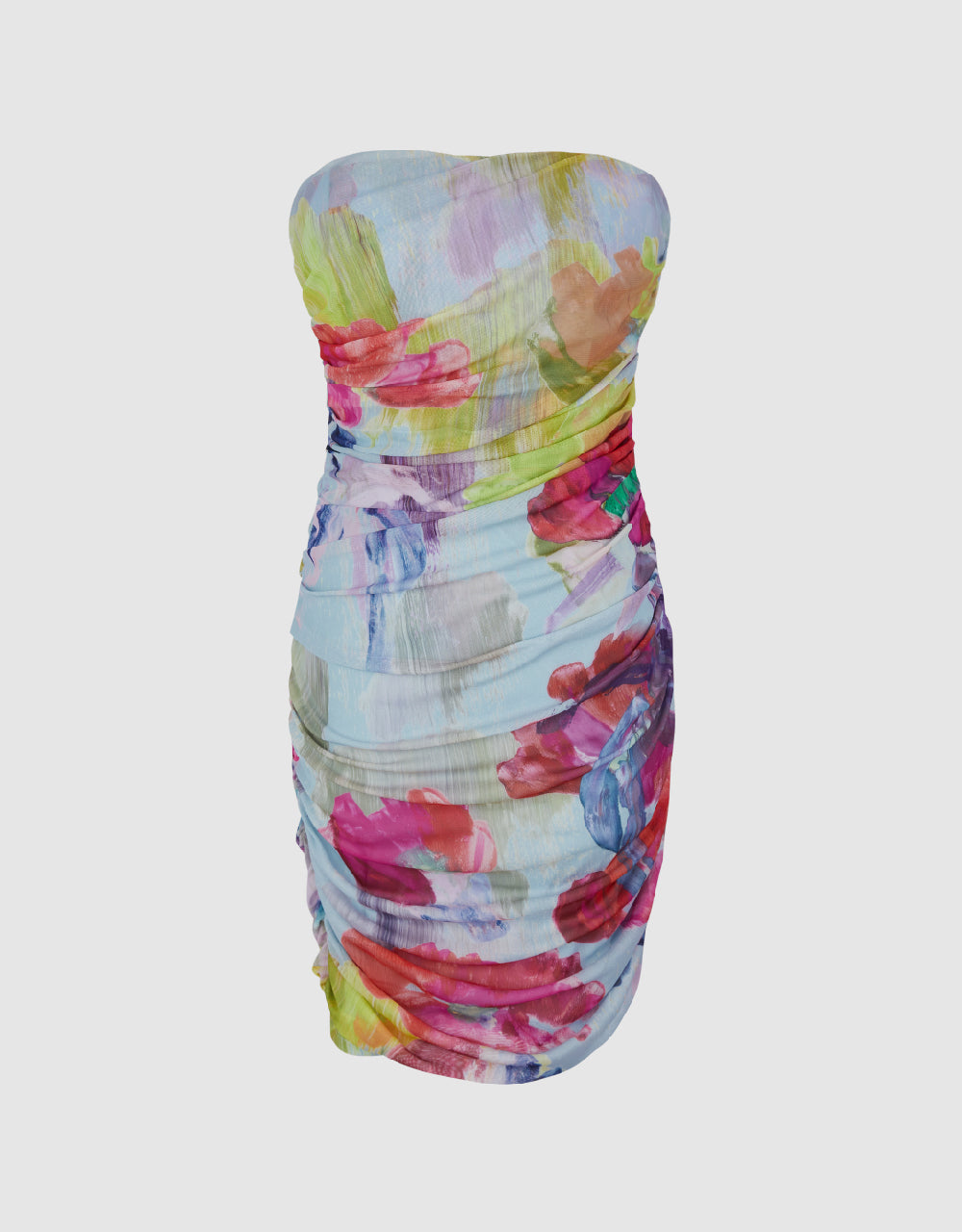 Printed Off-Shoulder Skinny Dress