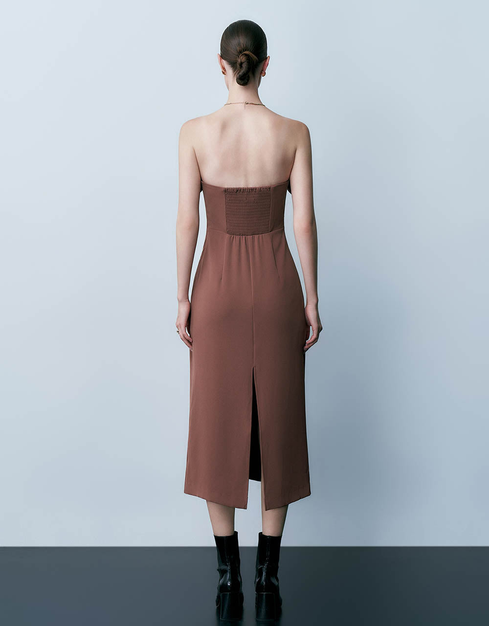 Sleeveless Off-Shoulder Skinny Dress