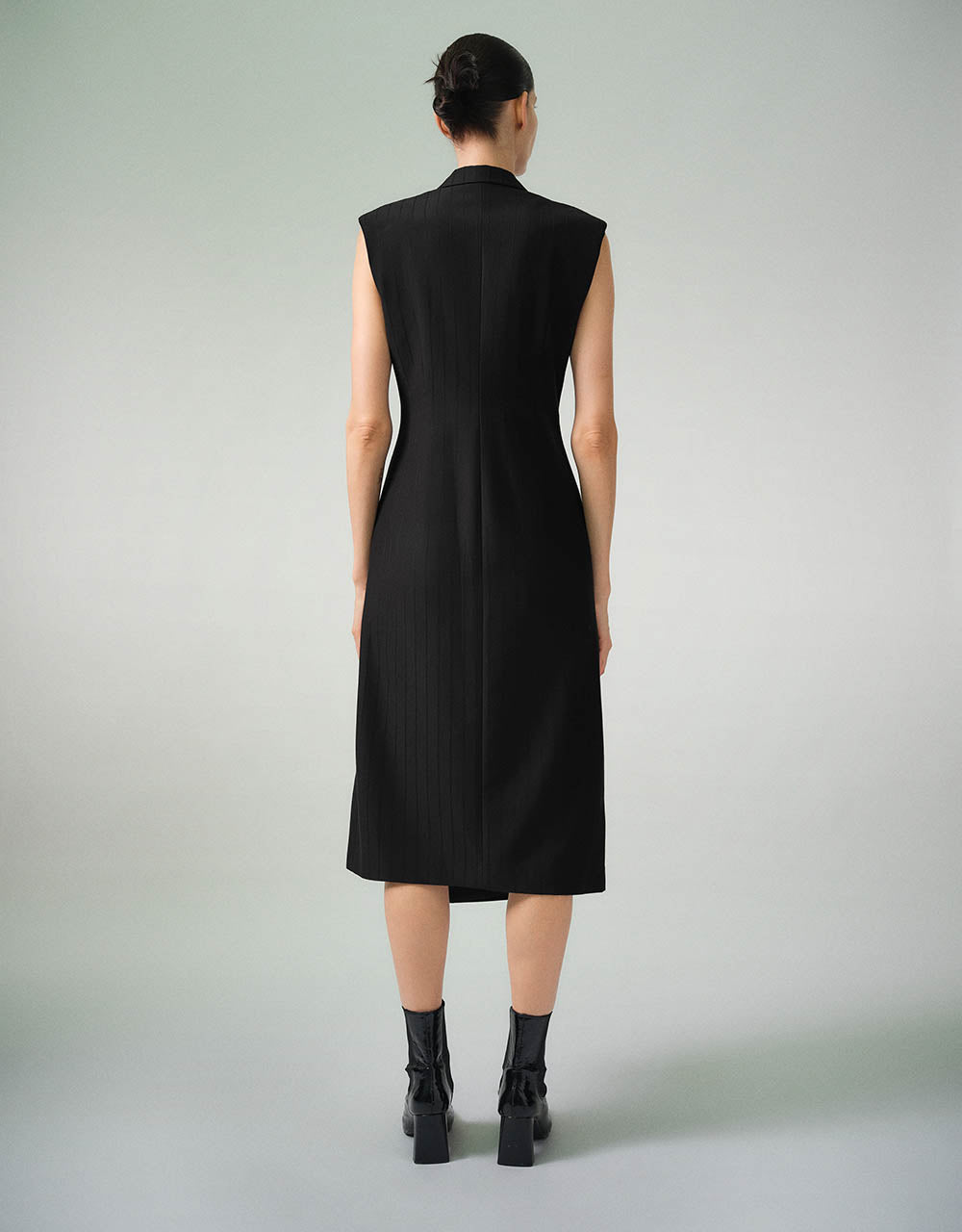 Sleeveless V-Neck Skater Dress