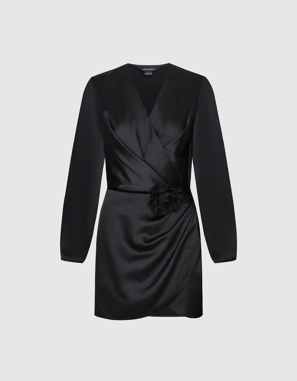 Twist Front V-Neck Skinny-Fit Dress