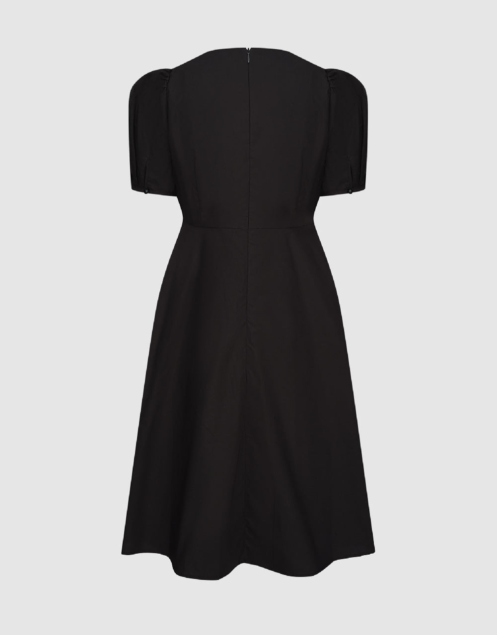 Short Sleeve V-Neck Skinny-Fit Dress