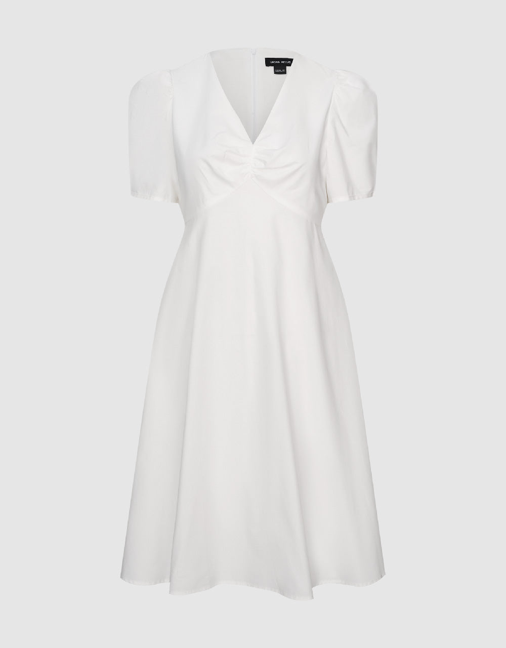 Short Sleeve V-Neck Skinny-Fit Dress