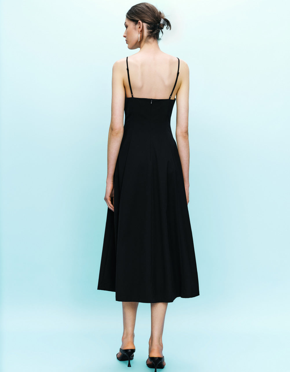 Sleeveless V-Neck A-Line Dress