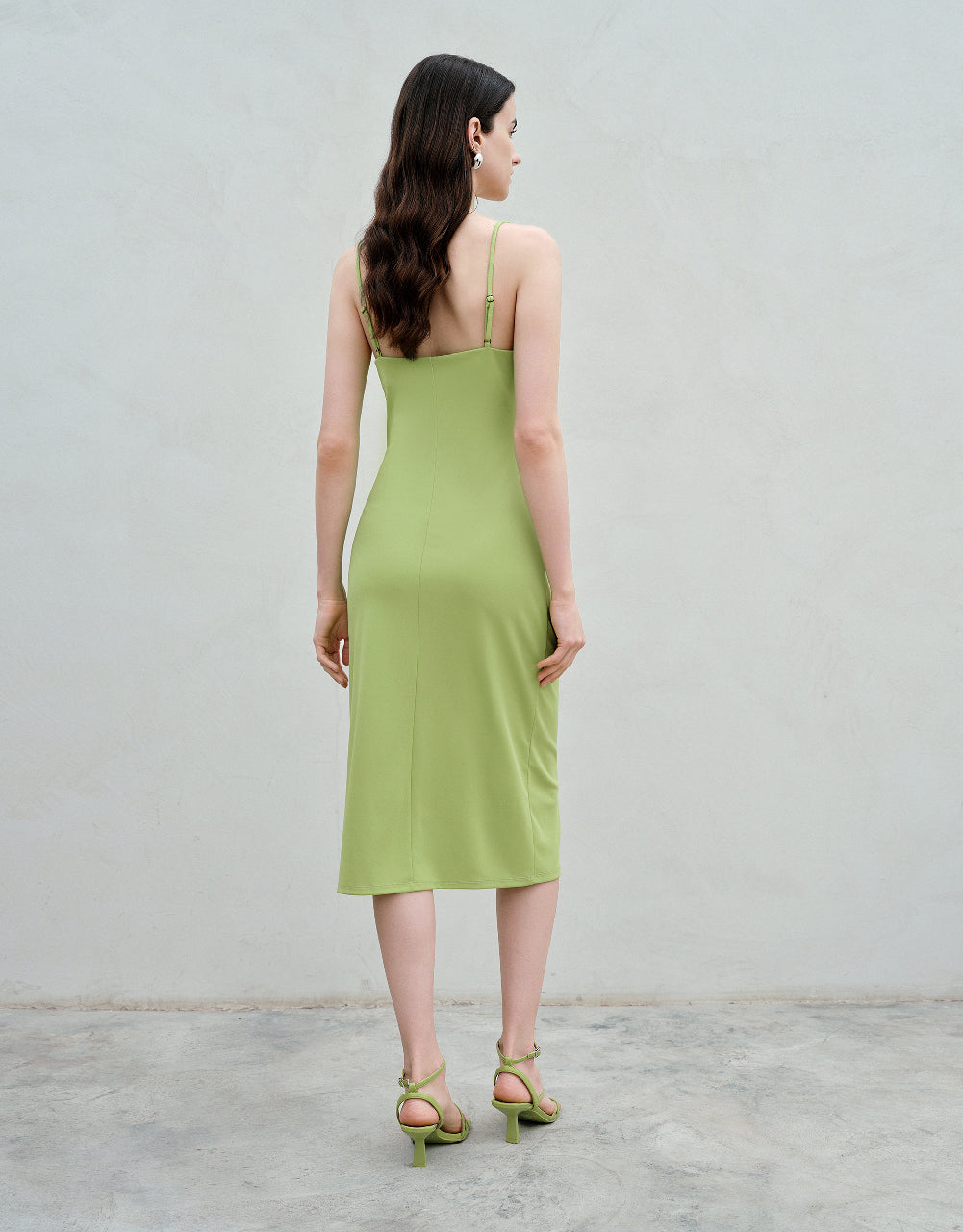 Ruched Sleeveless Straight Dress