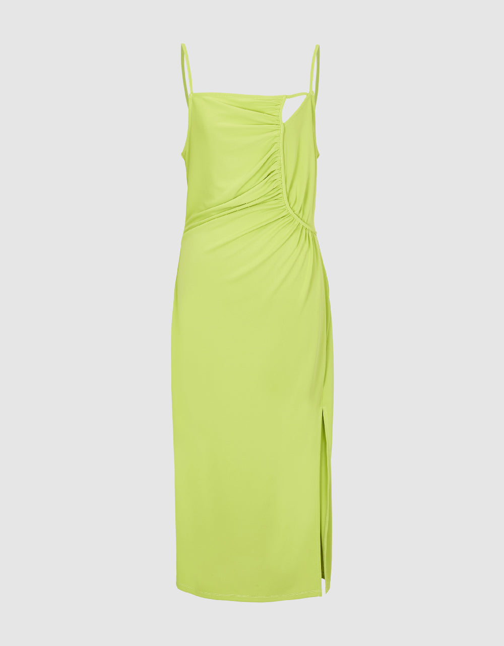 Ruched Sleeveless Straight Dress