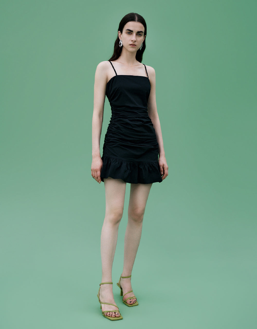 Ruched Skinny Cami Dress
