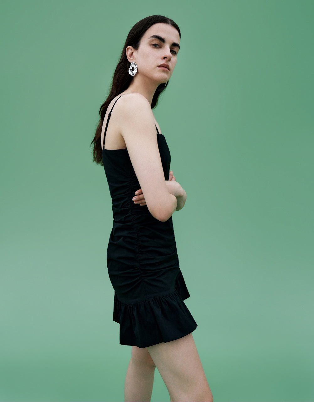 Ruched Skinny Cami Dress