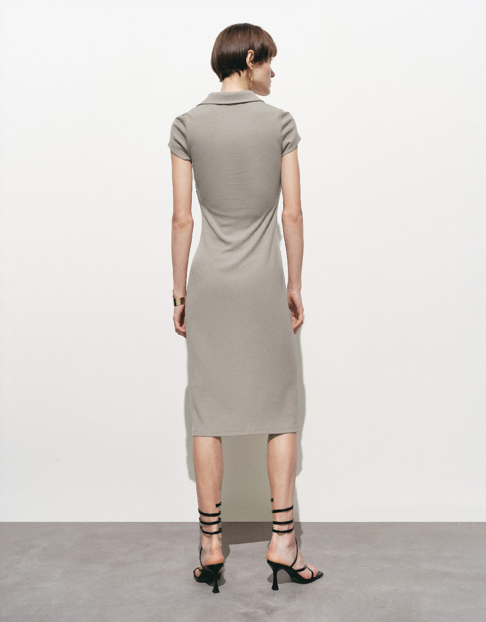 Lapel Skinny Dress