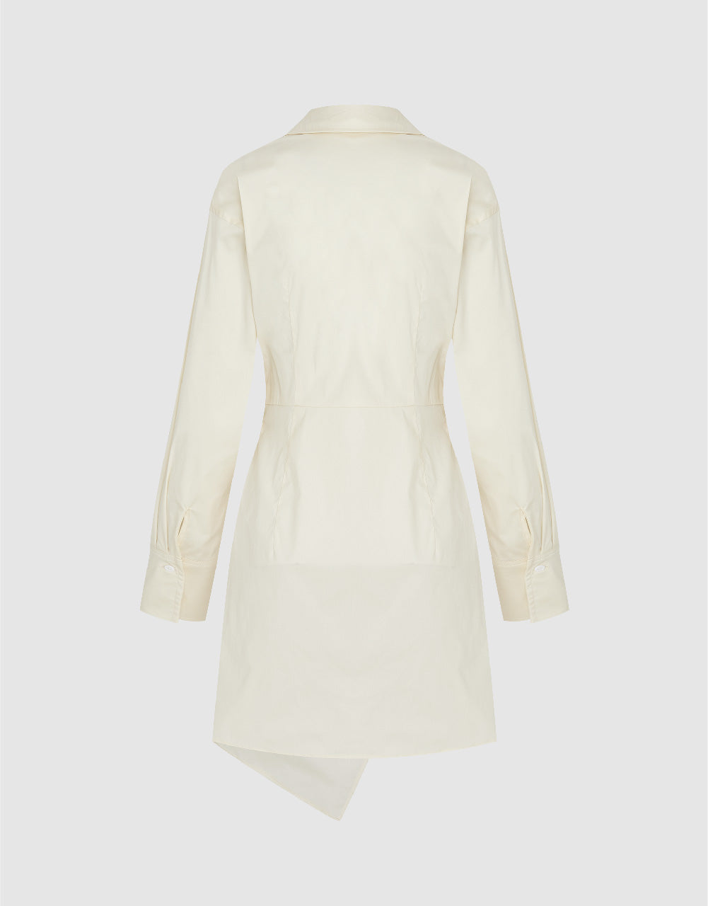 Wrapped Skater Shirt Dress