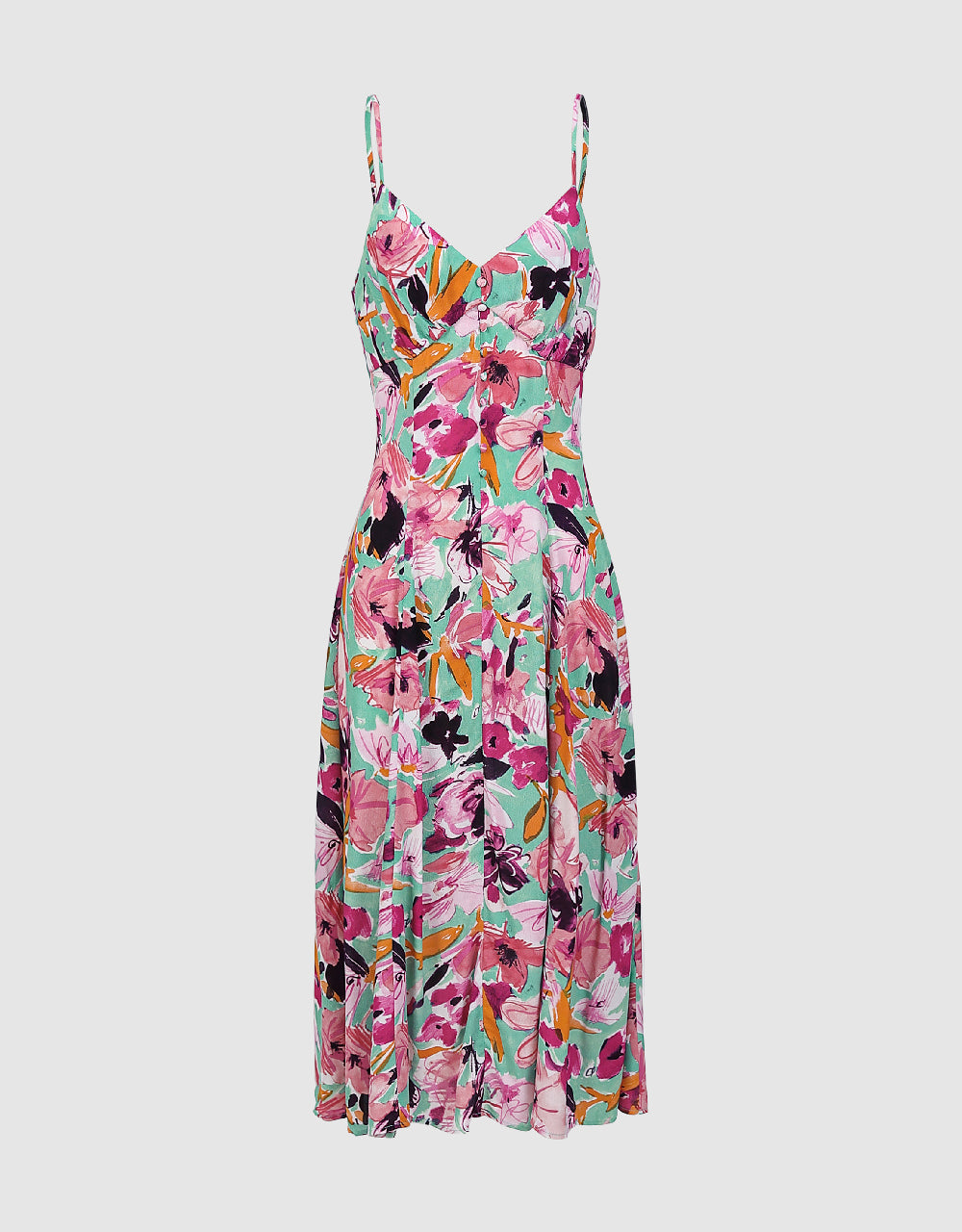 Sleeveless V-Neck Straight Dress