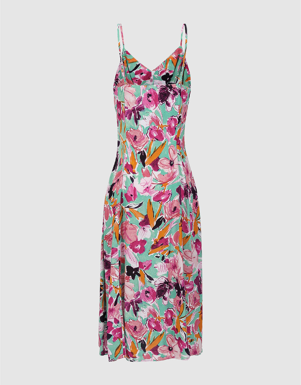 Sleeveless V-Neck Straight Dress