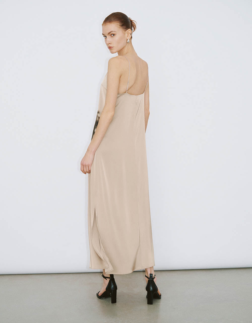 V-Neck A-Line Cami Dress