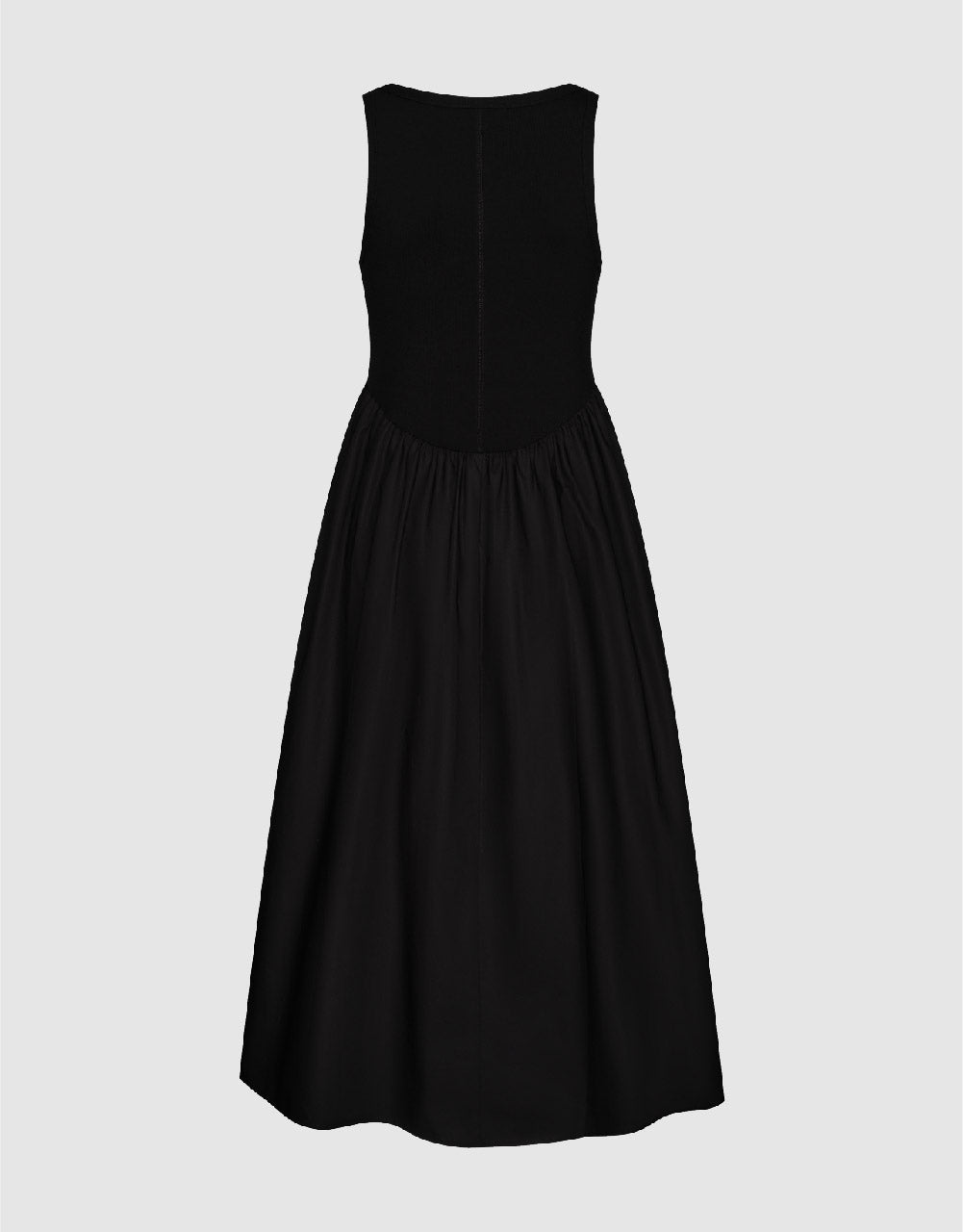 Sleeveless Crew Neck A-Line Dress