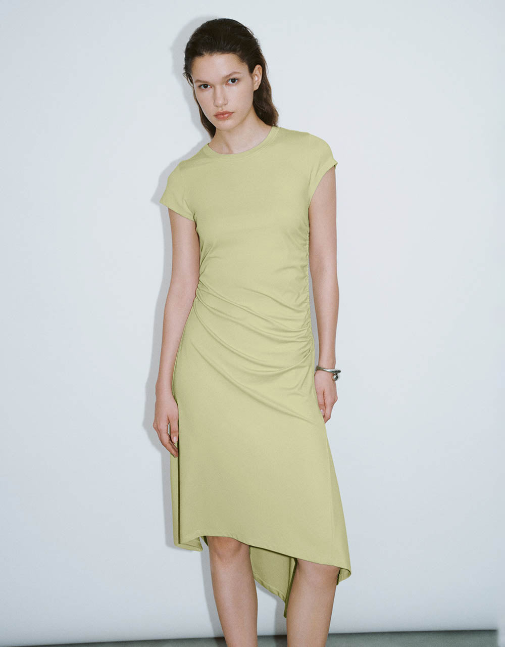 Crew Neck Skinny Dress