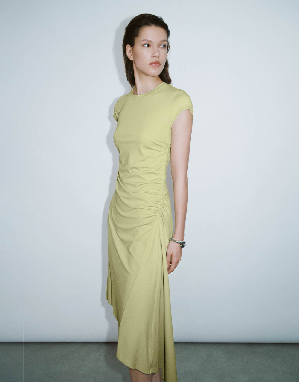 Crew Neck Skinny Dress