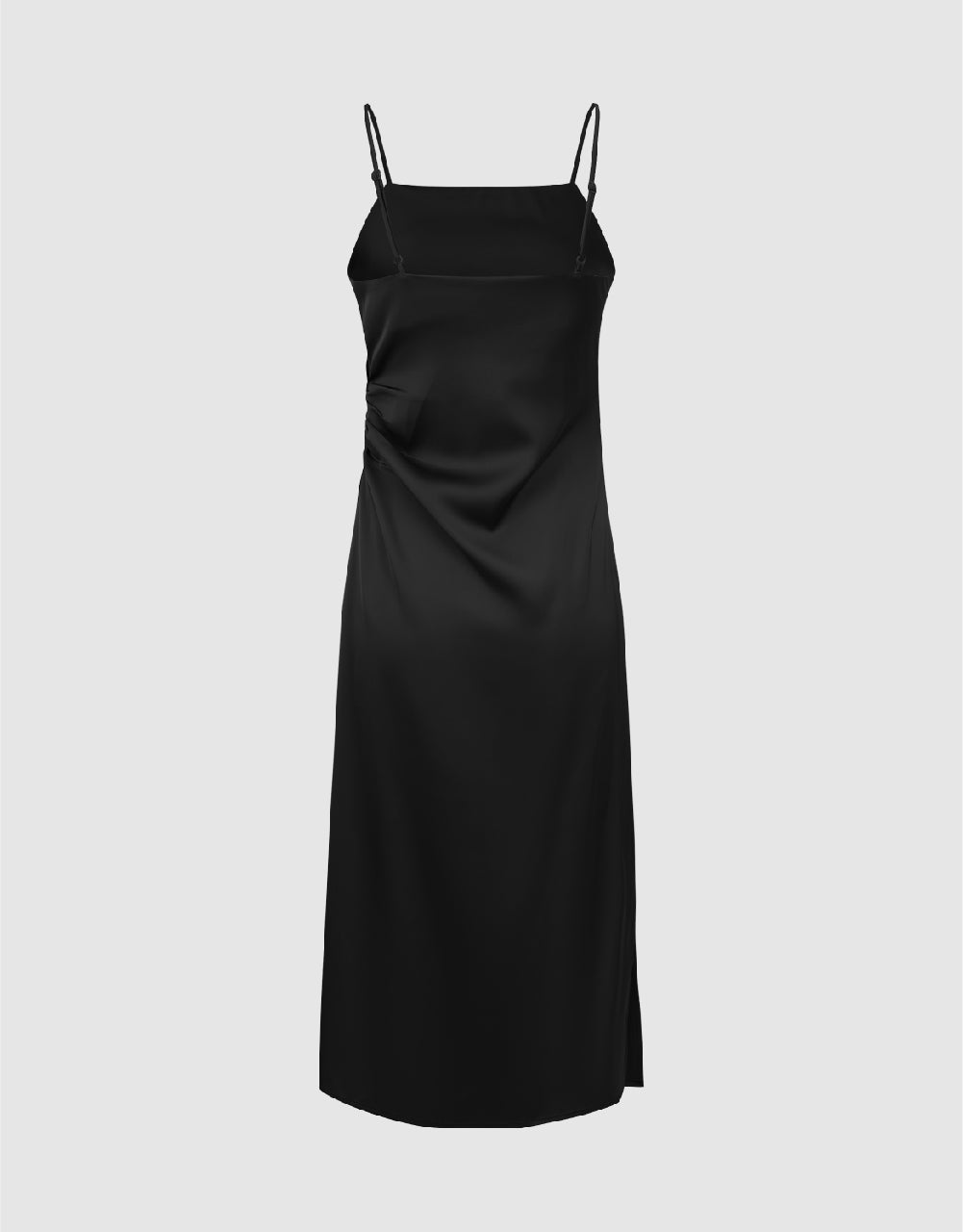 Square-cut Collar Straight Cami Dress