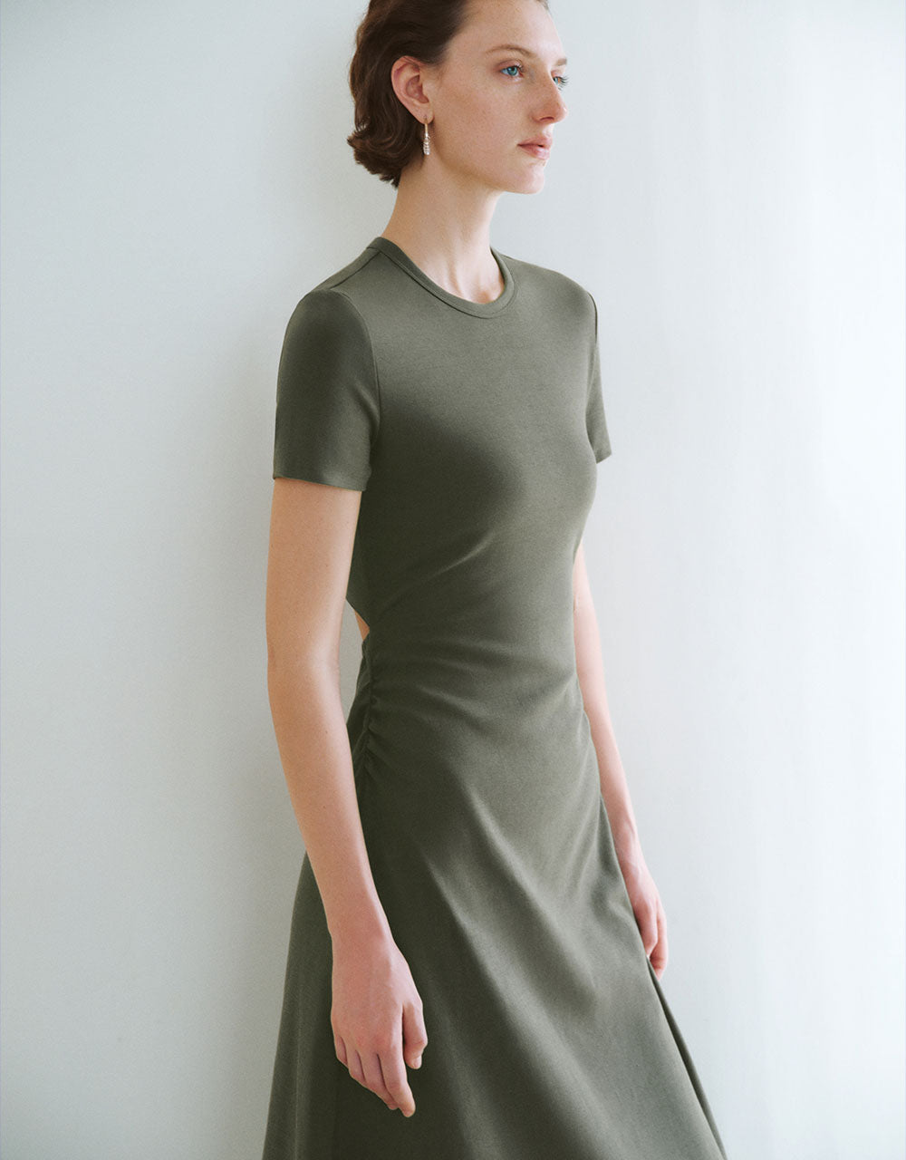 Crew Neck A-Line Dress