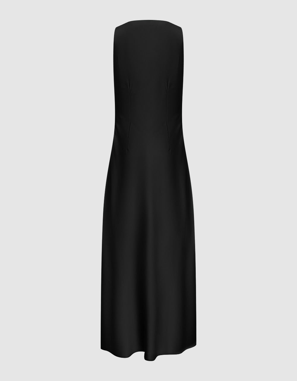 Sleeveless Cowl Neck A-Line Dress