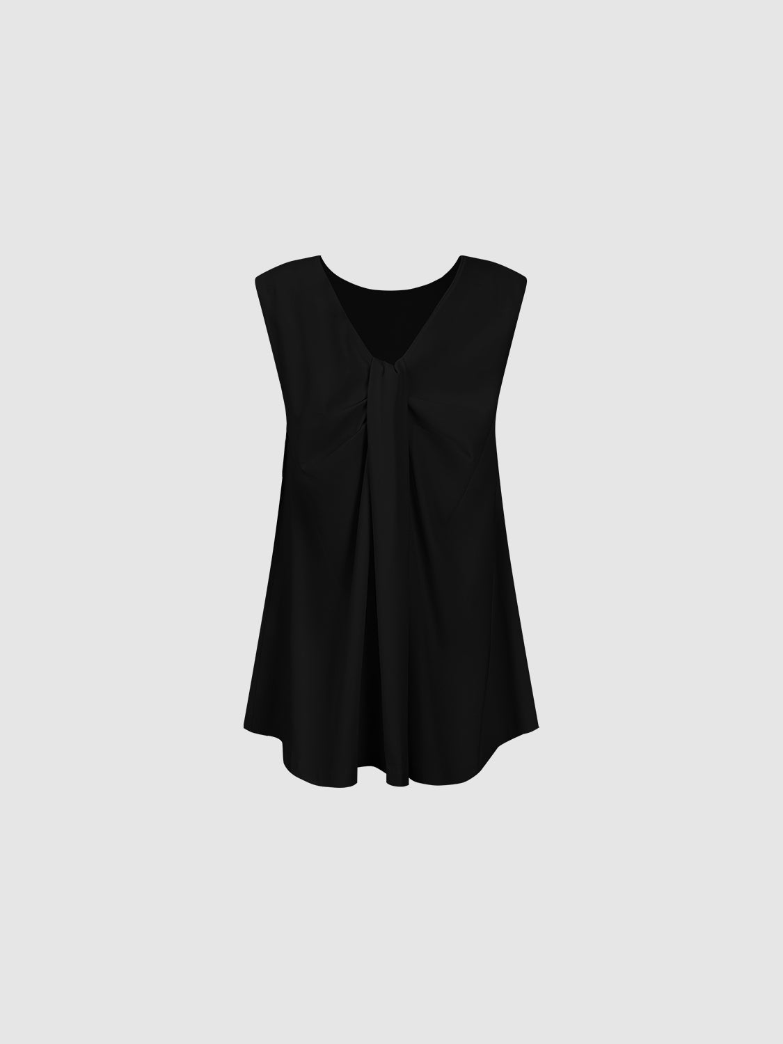 Sleeveless Crew Neck A-Line Dress