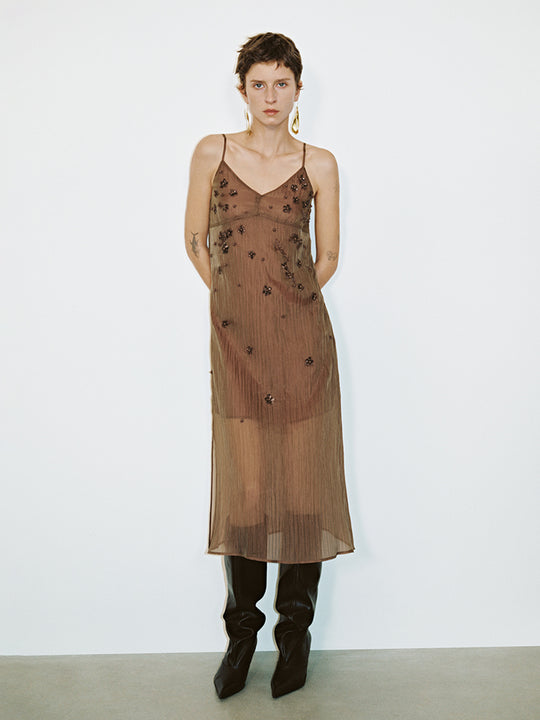 Cami Beaded A-Line Dresses