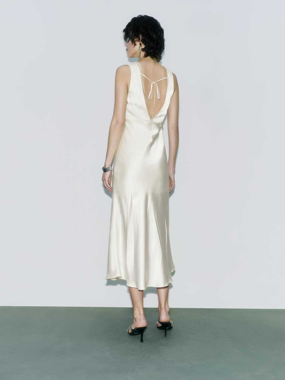 V-Neck A-Line Dresses