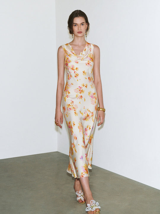 Floral Skinny-Fit Dresses