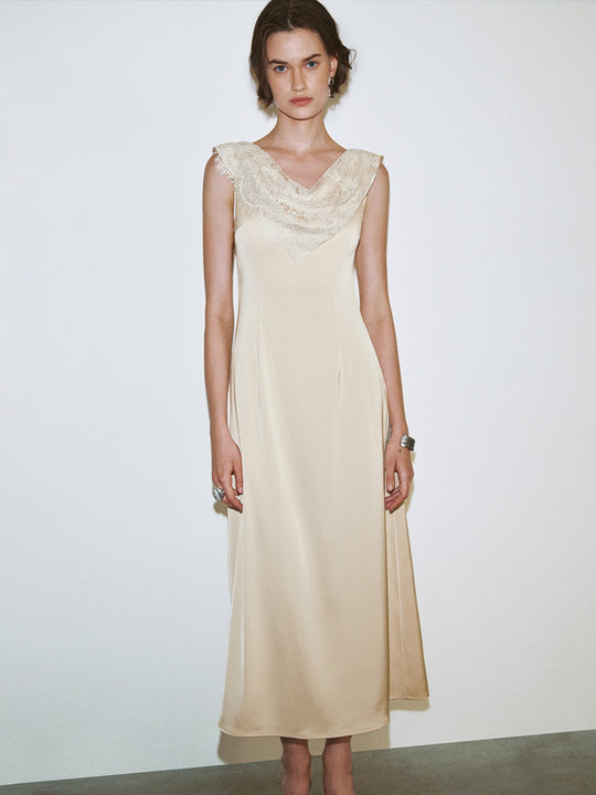 Cowl Neck A-Line Dresses