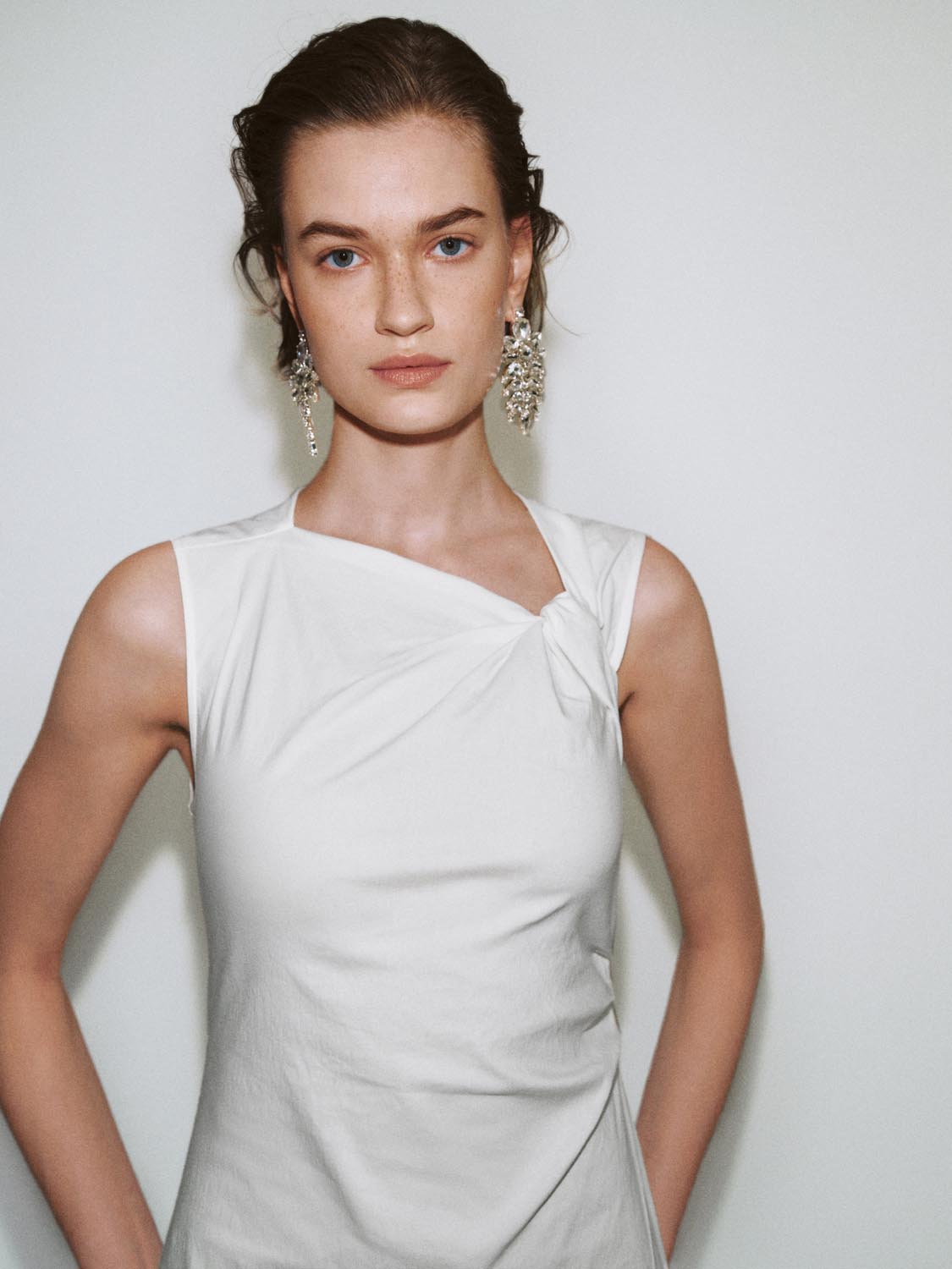 Skinny-Fit Sleeveless Midi Dresses