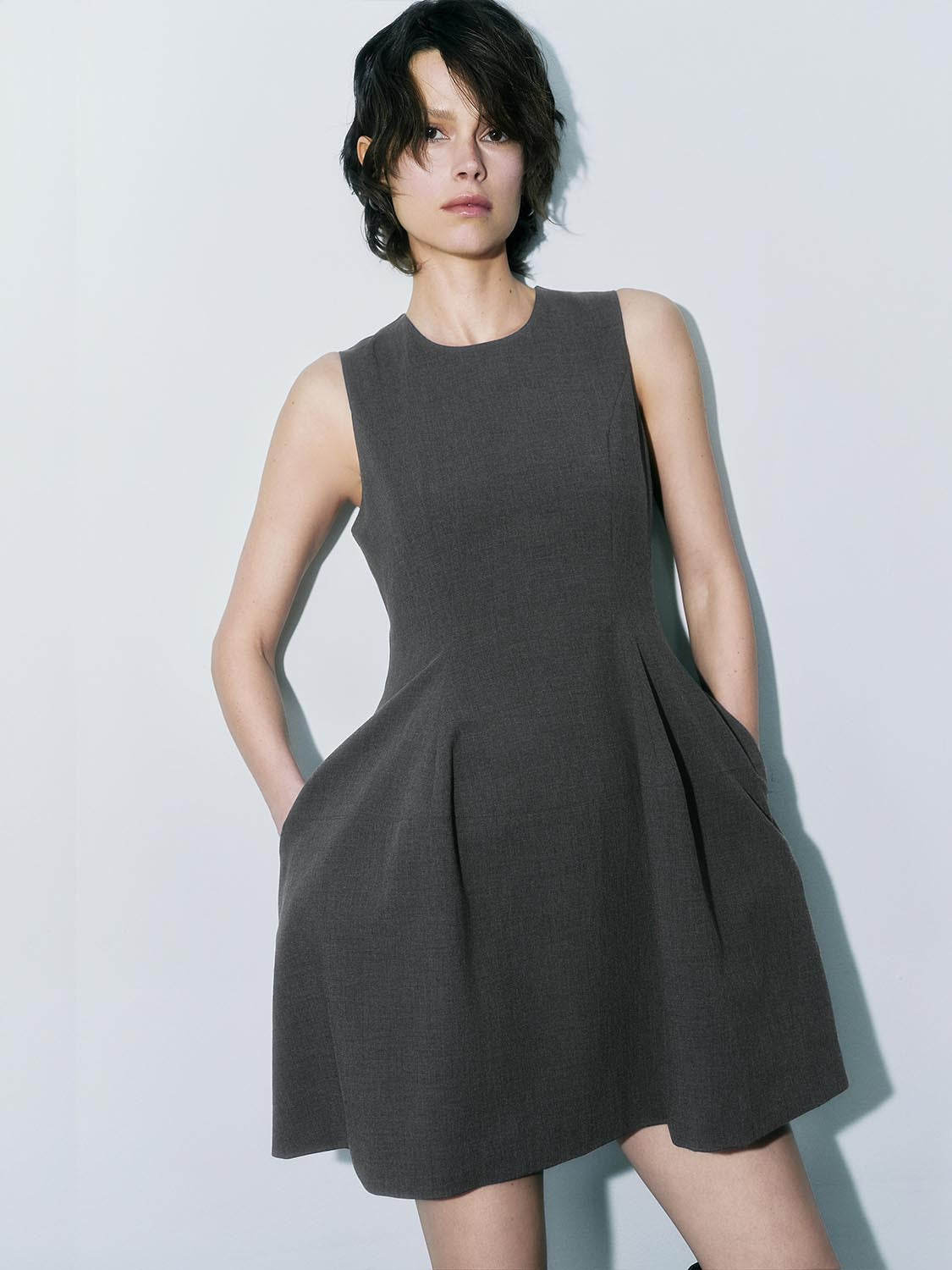 Sleeveless A-Line Mini Dresses