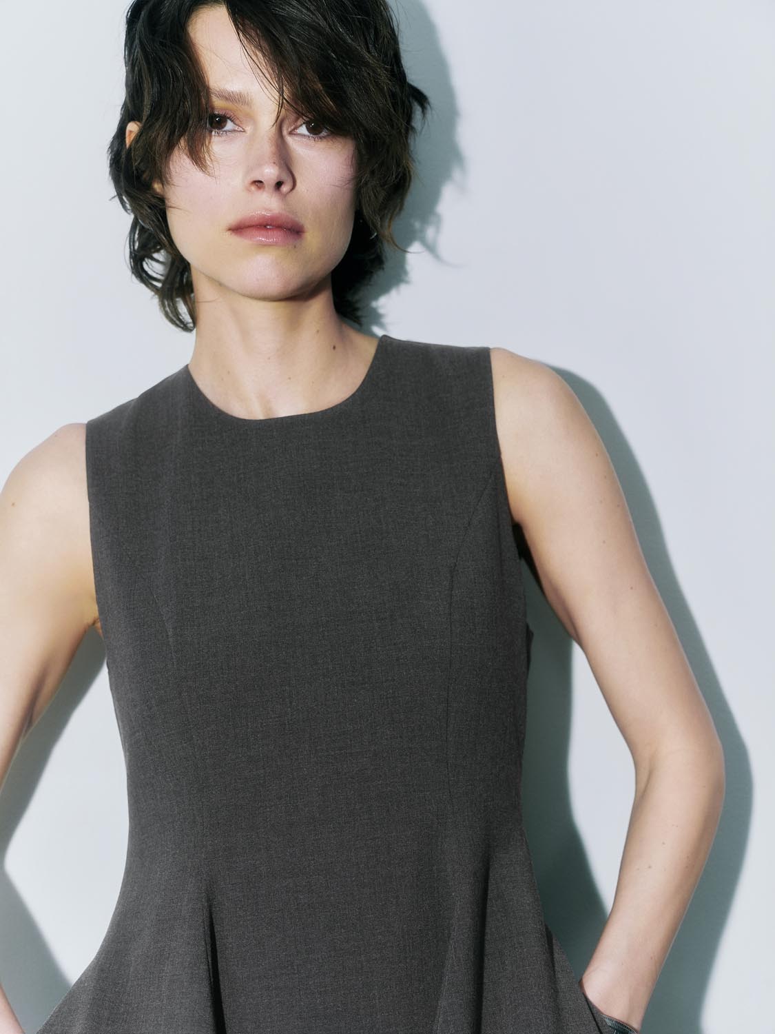 Sleeveless A-Line Mini Dresses