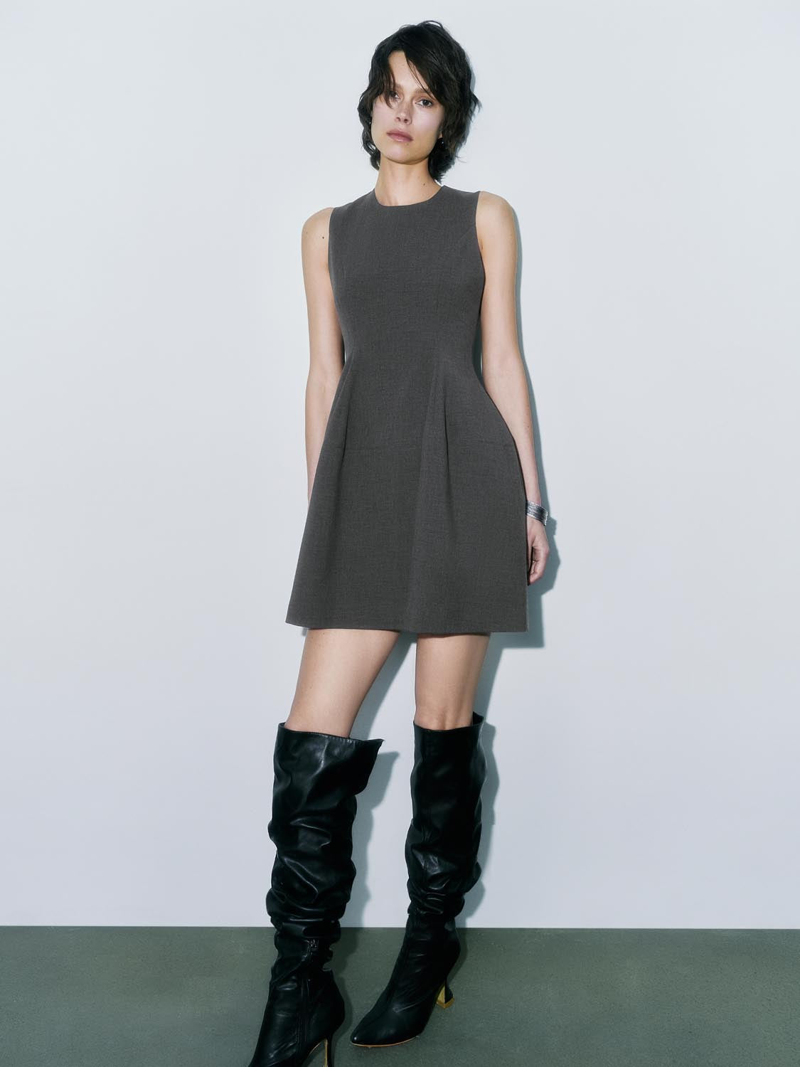 Sleeveless A-Line Mini Dresses