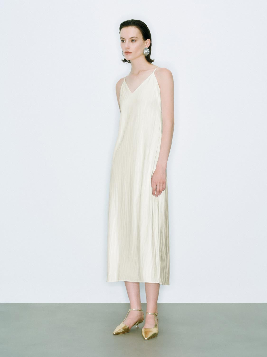 Strap Straight Midi Dresses