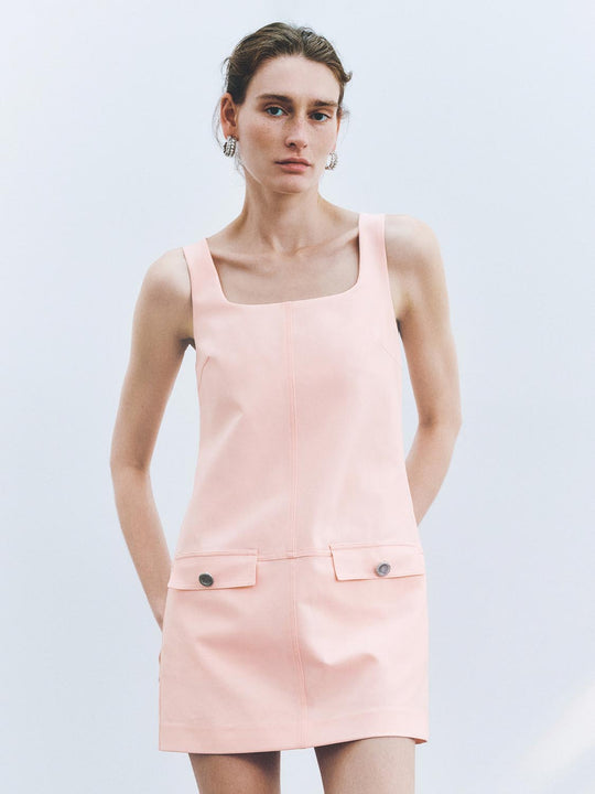 Wide Strap Mini Dresses