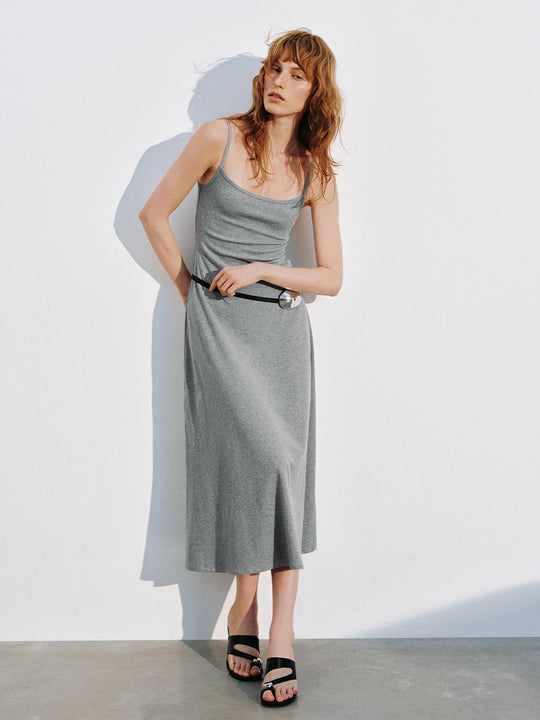Strappy A-Line Midi Dresses