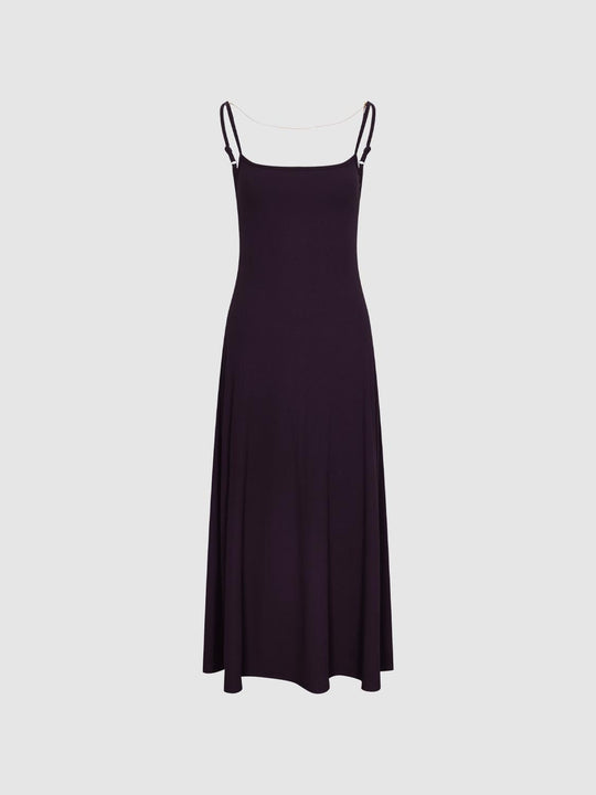 Strappy A-Line Midi Dresses