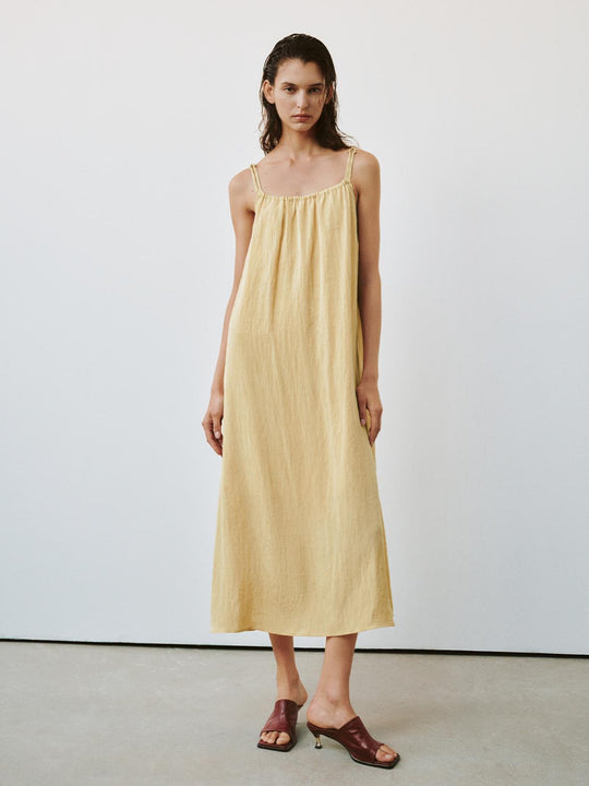 Strappy A-Line Midi Dresses