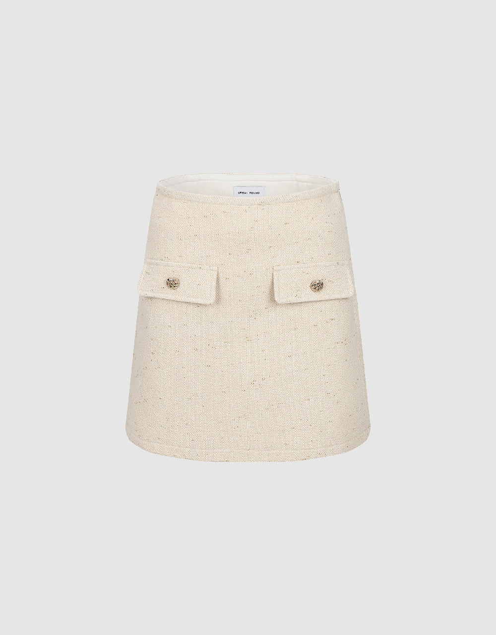 Mini A-Line Denim Skirt